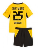 Borussia Dortmund Joey Veerman #25 Hjemmedraktsett Barn 2026-27 Korte ermer (+ bukser)